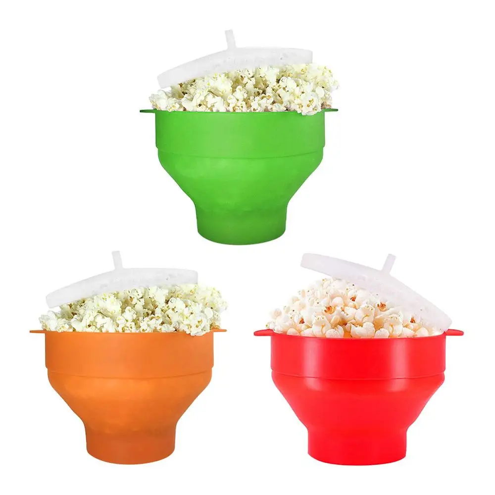 Microwaveable Silicone Popcorn Popper BPA Free Collapsible Hot Air Microwavable Popcorn Maker Bowl Use In Microwave Oven
Microwaveable Silicone Popcorn Popper BPA Free Collapsible Hot Air Microwavable Popcorn Maker Bowl Use In Microwave Oven