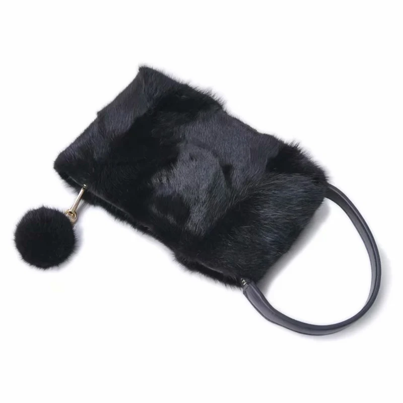 Women's Real Mink Fur Purse Lady Fashion Handbags Genuine Cow Leather Shoulder Bags Totes New Arrival S7994 
Women's Real Mink Fur Purse Lady Fashion Handbags Genuine Cow Leather Shoulder Bags Totes New Arrival S7994