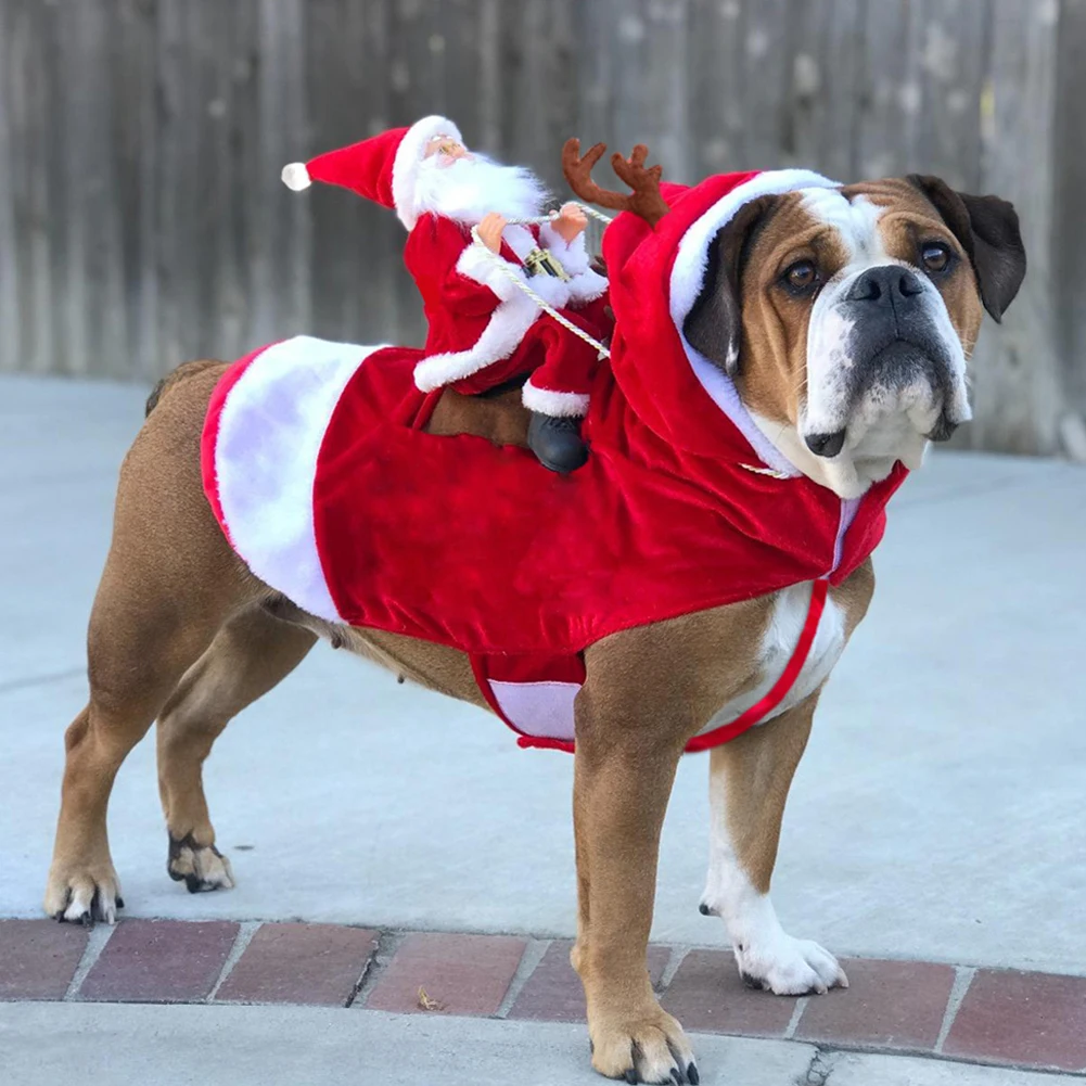 Warm DIY Christmas Santa Claus Pet Clothing Costume Party Dog Dressing Clothing Convenient and Adjustable
Warm DIY Christmas Santa Claus Pet Clothing Costume Party Dog Dressing Clothing Convenient and Adjustable