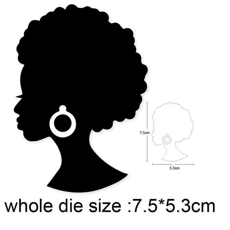 2020 new Craft dies Sexy Africa Woman Metal Cutting Dies Stencils for DIY Scrapbooking dies Embossing Album Paper Cards Making
2020 new Craft dies Sexy Africa Woman Metal Cutting Dies Stencils for DIY Scrapbooking dies Embossing Album Paper Cards Making