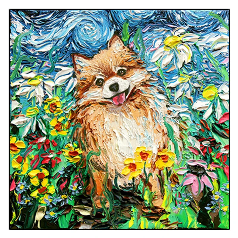 3D Abstract Akita Dog Animal Hand-Painted Oil Painting On Canvas Wall Hang Art Aesthetic Bedroom Office Home Decoration No Frame
3D Abstract Akita Dog Animal Hand-Painted Oil Painting On Canvas Wall Hang Art Aesthetic Bedroom Office Home Decoration No Frame