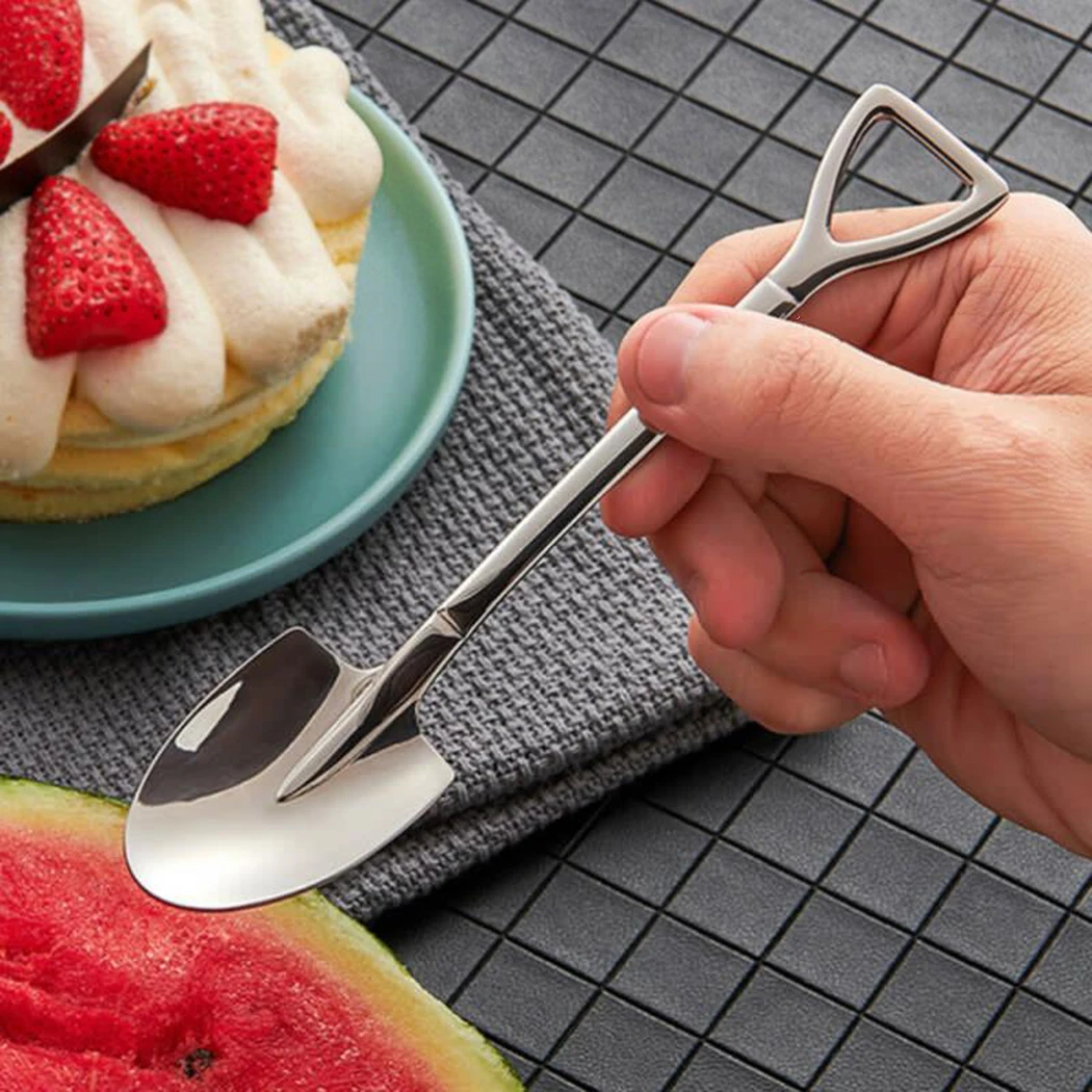 4Pcs 304 Stainless Steel Shovel Spoon For Coffee Watermelon Jelly Ice Cream Dessert Spoon Creative Tea-spoon Fashion Tableware
4Pcs 304 Stainless Steel Shovel Spoon For Coffee Watermelon Jelly Ice Cream Dessert Spoon Creative Tea-spoon Fashion Tableware