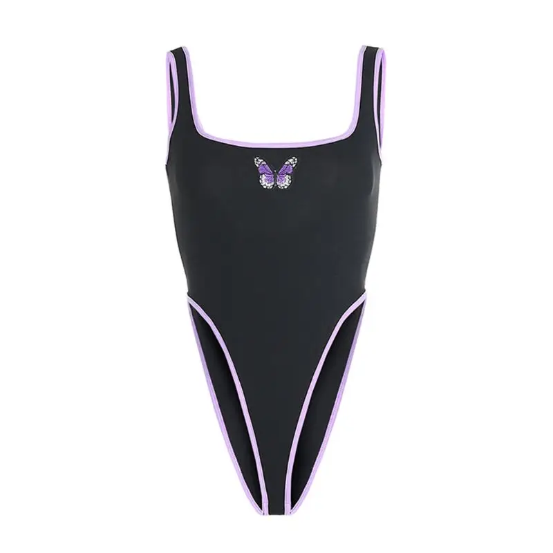 Women Sexy Sleeveless Bodysuit Butterfly Embroidery Colorblock Bodycon Leotard New 2021
Women Sexy Sleeveless Bodysuit Butterfly Embroidery Colorblock Bodycon Leotard New 2021