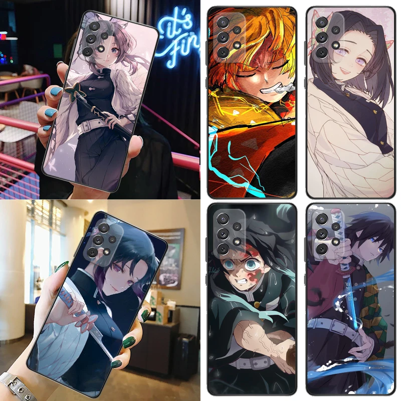 Demon Slayer Agatsuma Zenitsu Kamado Tanjirou Kimetsu No Yaiba Kamado Nezuko Phone Case For Samsung Galaxy A52 A72 5G 4G Cases
Demon Slayer Agatsuma Zenitsu Kamado Tanjirou Kimetsu No Yaiba Kamado Nezuko Phone Case For Samsung Galaxy A52 A72 5G 4G Cases