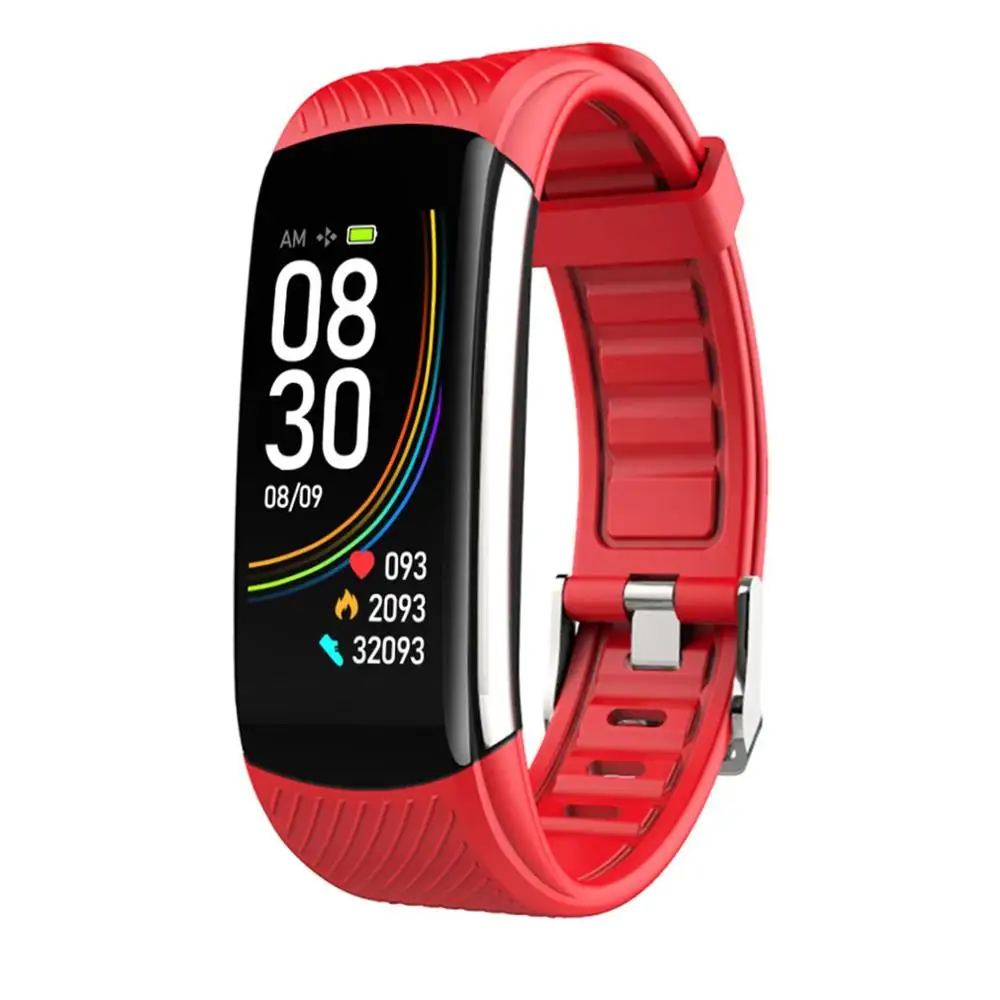 C6T Body Temperature Bracelet Watch Information Push Sleep Exercise Step Smart Bracelet Waterproof Fashion Bracelet
C6T Body Temperature Bracelet Watch Information Push Sleep Exercise Step Smart Bracelet Waterproof Fashion Bracelet