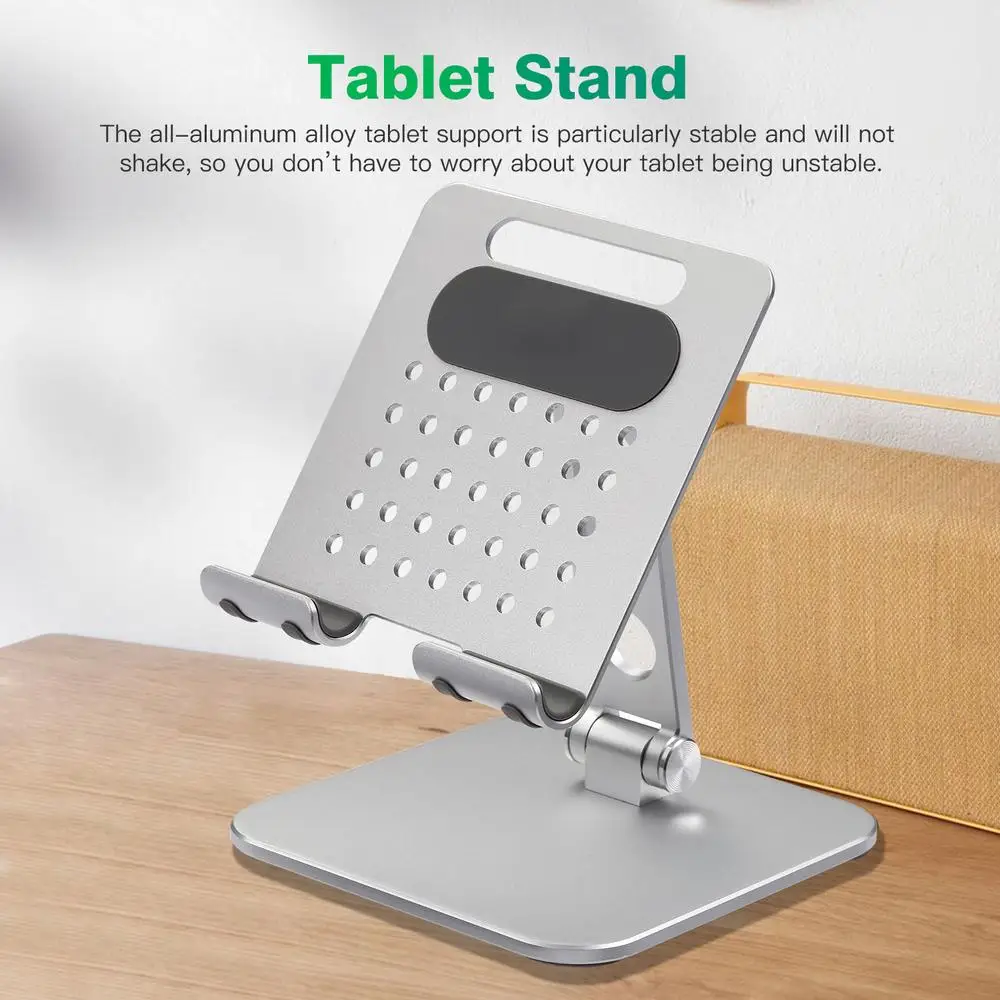 Universal Phone Stand Tablet Holder Foldable Aluminum Alloy Portable Heightening Bracket For Ipad Mobile Phone
Universal Phone Stand Tablet Holder Foldable Aluminum Alloy Portable Heightening Bracket For Ipad Mobile Phone