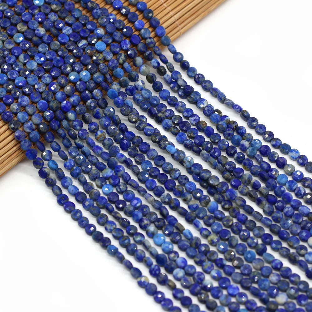 Natural Semi-precious Stone Oblate Lapis Lazuli Faceted Bead DIY Ladies Necklace Bracelet Jewelry Gift Making Wholesale 4MM
Natural Semi-precious Stone Oblate Lapis Lazuli Faceted Bead DIY Ladies Necklace Bracelet Jewelry Gift Making Wholesale 4MM