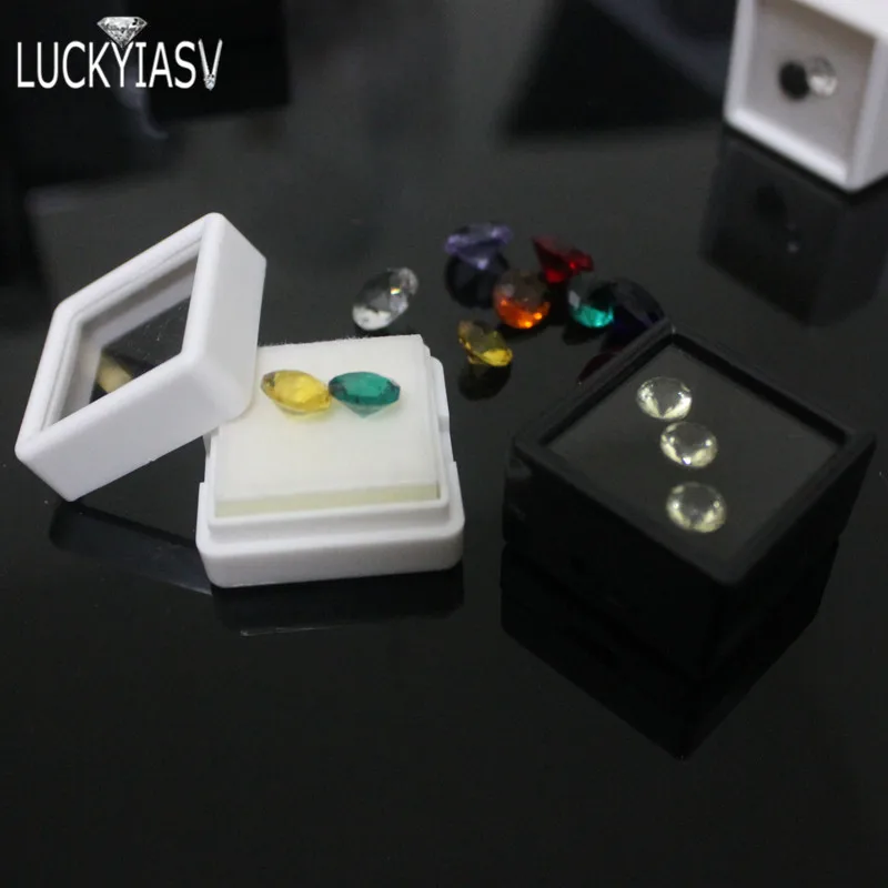 Wholesale 100Pcs Gemstones Display Box Loose Diamond Jewelry Organizer Case Holder Gem Storage Container White Black
Wholesale 100Pcs Gemstones Display Box Loose Diamond Jewelry Organizer Case Holder Gem Storage Container White Black