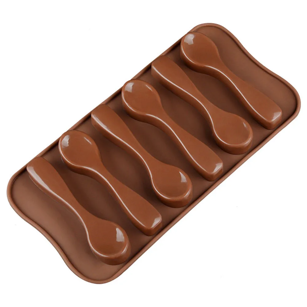 New Silicone Chocolate Mold Spoon Baking Mold Baking Tools Non-stick Biscuit Cake Mold Jelly And Candy Mold 3d Mold Diy #632
New Silicone Chocolate Mold Spoon Baking Mold Baking Tools Non-stick Biscuit Cake Mold Jelly And Candy Mold 3d Mold Diy #632