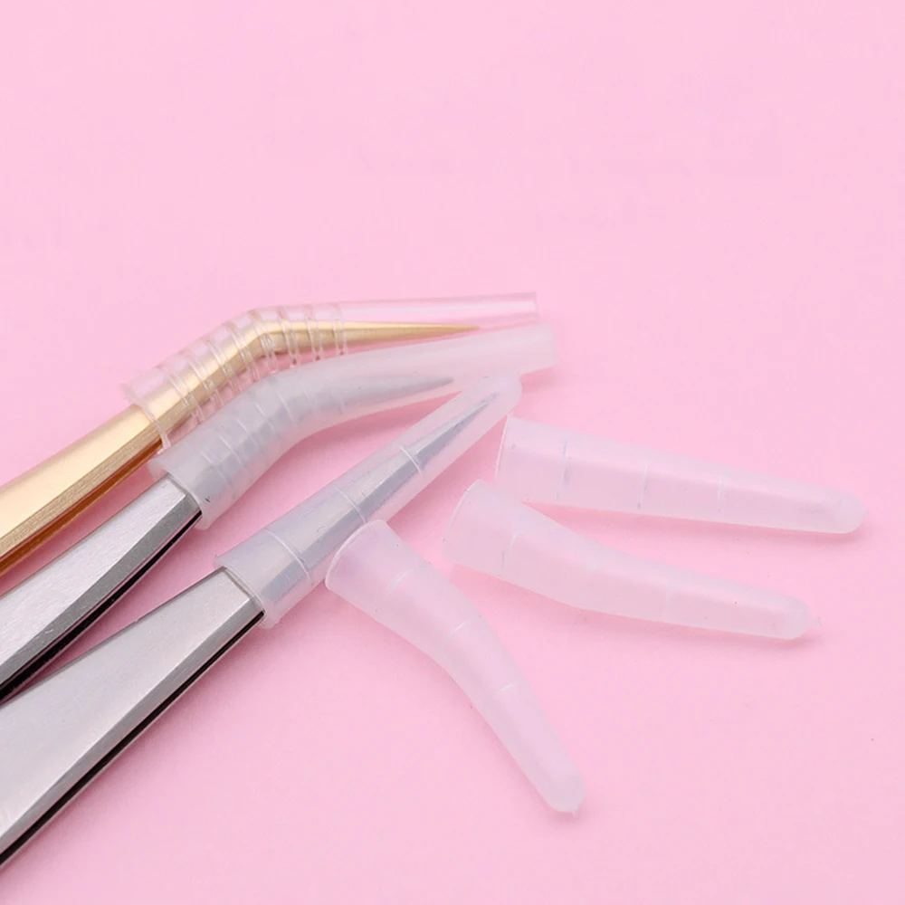 10 Sets Of Eyelash Extension Tweezers Tip Protective Sleeve Tweezers Silicone Sleeve Anti-drop Tweezers Eyelash Auxiliary Tools
10 Sets Of Eyelash Extension Tweezers Tip Protective Sleeve Tweezers Silicone Sleeve Anti-drop Tweezers Eyelash Auxiliary Tools