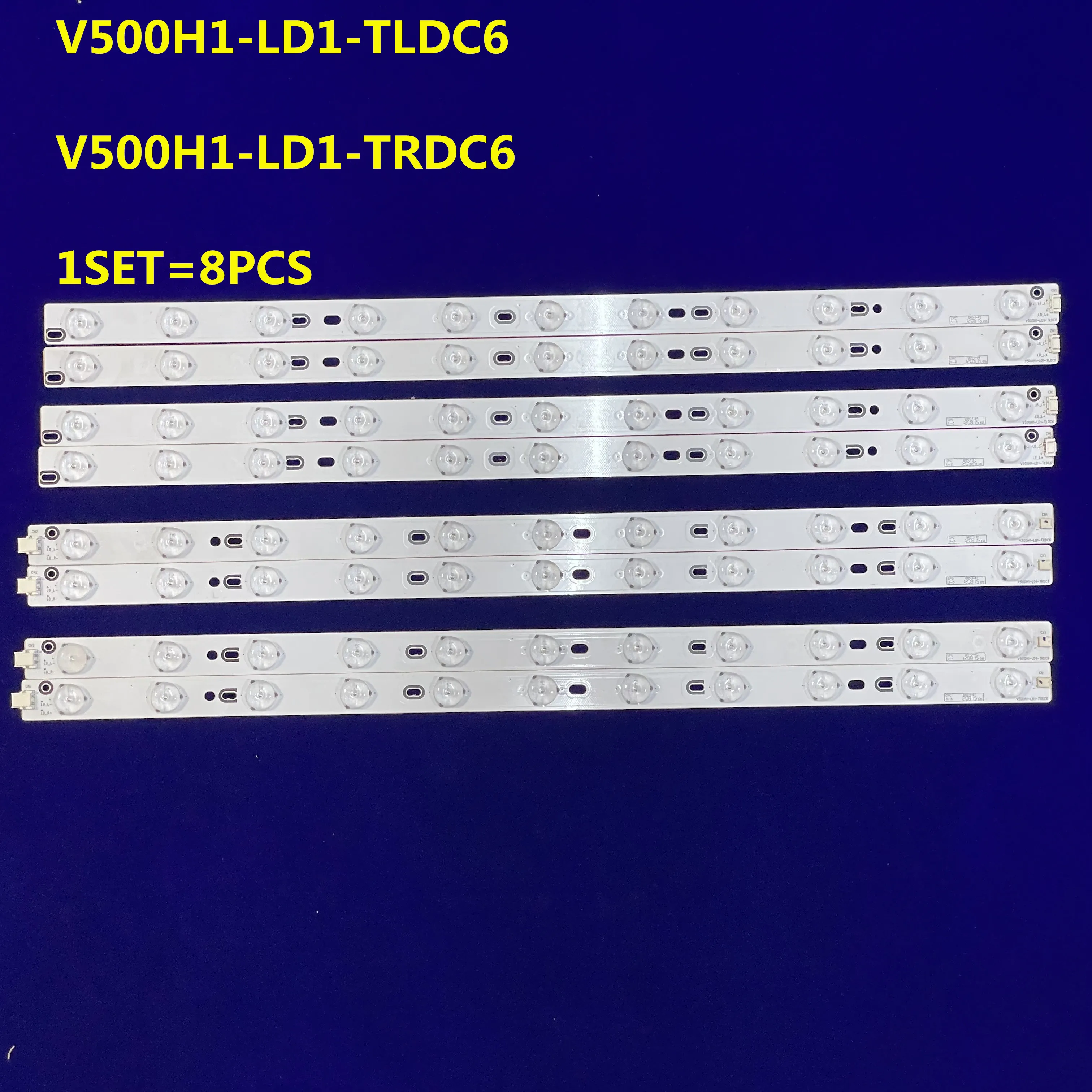 1 комплект = 8 шт. светодиодная подсветка полосы для Konka V500H1-LD1-TLDC6 50LB45RQ
1 комплект = 8 шт. светодиодная подсветка полосы для Konka V500H1-LD1-TLDC6 50LB45RQ