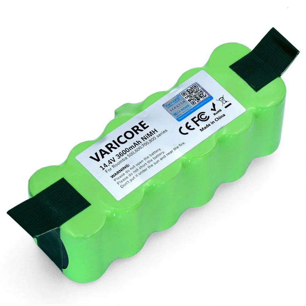 VariCore 14.4V 3600mAh Ni-MH Battery for iRobot 500 600 900 Series Vacuum Cleaner for iRobot 600 620 650 700 770 780 800
VariCore 14.4V 3600mAh Ni-MH Battery for iRobot 500 600 900 Series Vacuum Cleaner for iRobot 600 620 650 700 770 780 800