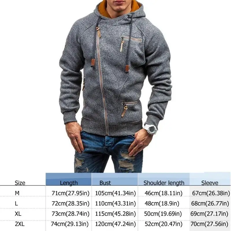 Men Winter Long Sleeve Hoodies Sweatshirt Male Casual Slim Fit Side Zipper Slim Fit Hooded Outerwear Tops
Men Winter Long Sleeve Hoodies Sweatshirt Male Casual Slim Fit Side Zipper Slim Fit Hooded Outerwear Tops