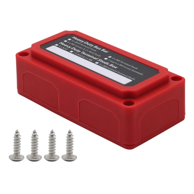 Bus Bar Box Board 300A High Current Busbar Automobiles Maximum Connection Amplifier Power Case A70F
Bus Bar Box Board 300A High Current Busbar Automobiles Maximum Connection Amplifier Power Case A70F