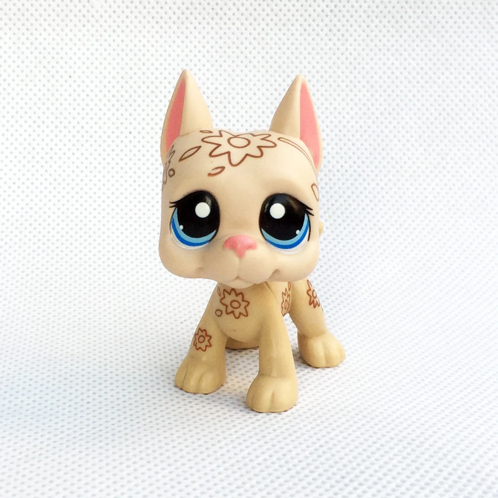 Оригинальная маленькая кошка LPS игрушки для домашних животных немецкий дог