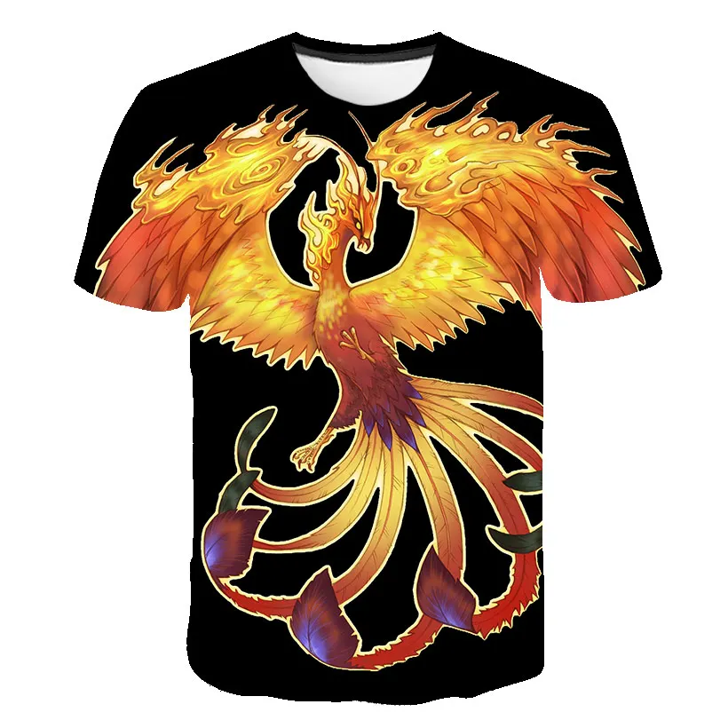 New Print 3D Cartoon Dragon and Phoenix Kids T Shirt Boys and Girls Funny Clothes Boys Costume Children 2021 Summer Tops 4-14Tl 
New Print 3D Cartoon Dragon and Phoenix Kids T Shirt Boys and Girls Funny Clothes Boys Costume Children 2021 Summer Tops 4-14Tl