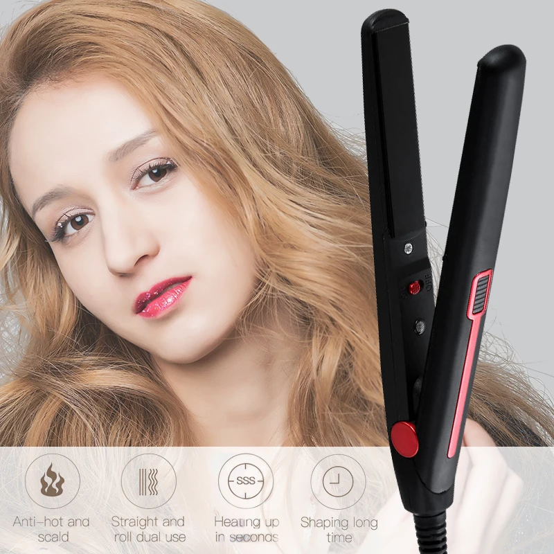 Straightening Hair Curler 2 in 1 Mini Ceramic Straightening Corrugated Curling Styling Tools Hair Curlers Electric Curling
Straightening Hair Curler 2 in 1 Mini Ceramic Straightening Corrugated Curling Styling Tools Hair Curlers Electric Curling
