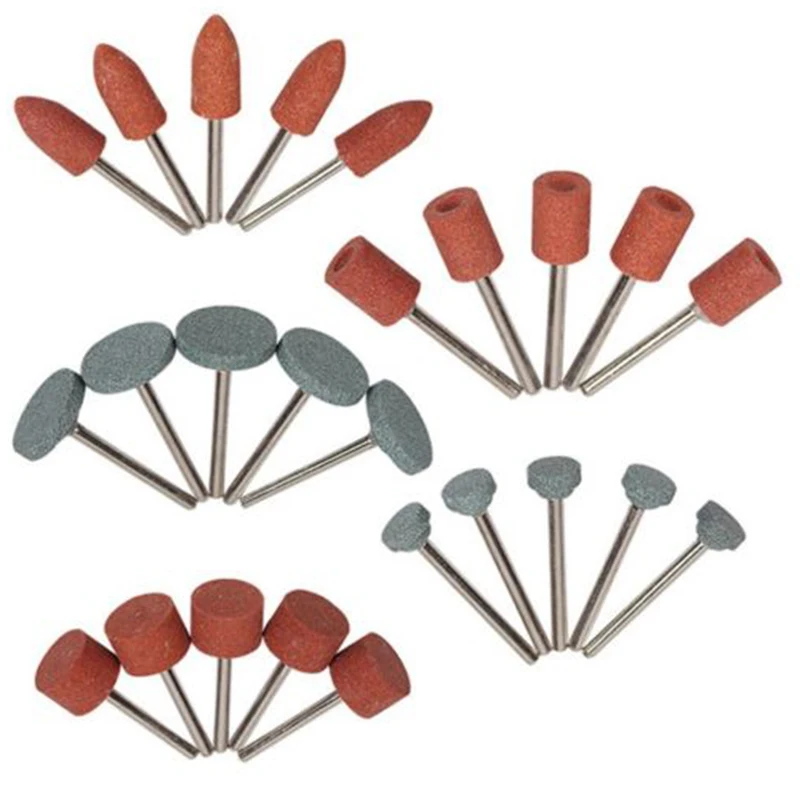 25pcs Abrasive Mounted Stone Points Electric Grinding Burr Wheel Polishing Head Tool For Rotary Power Tool
25pcs Abrasive Mounted Stone Points Electric Grinding Burr Wheel Polishing Head Tool For Rotary Power Tool