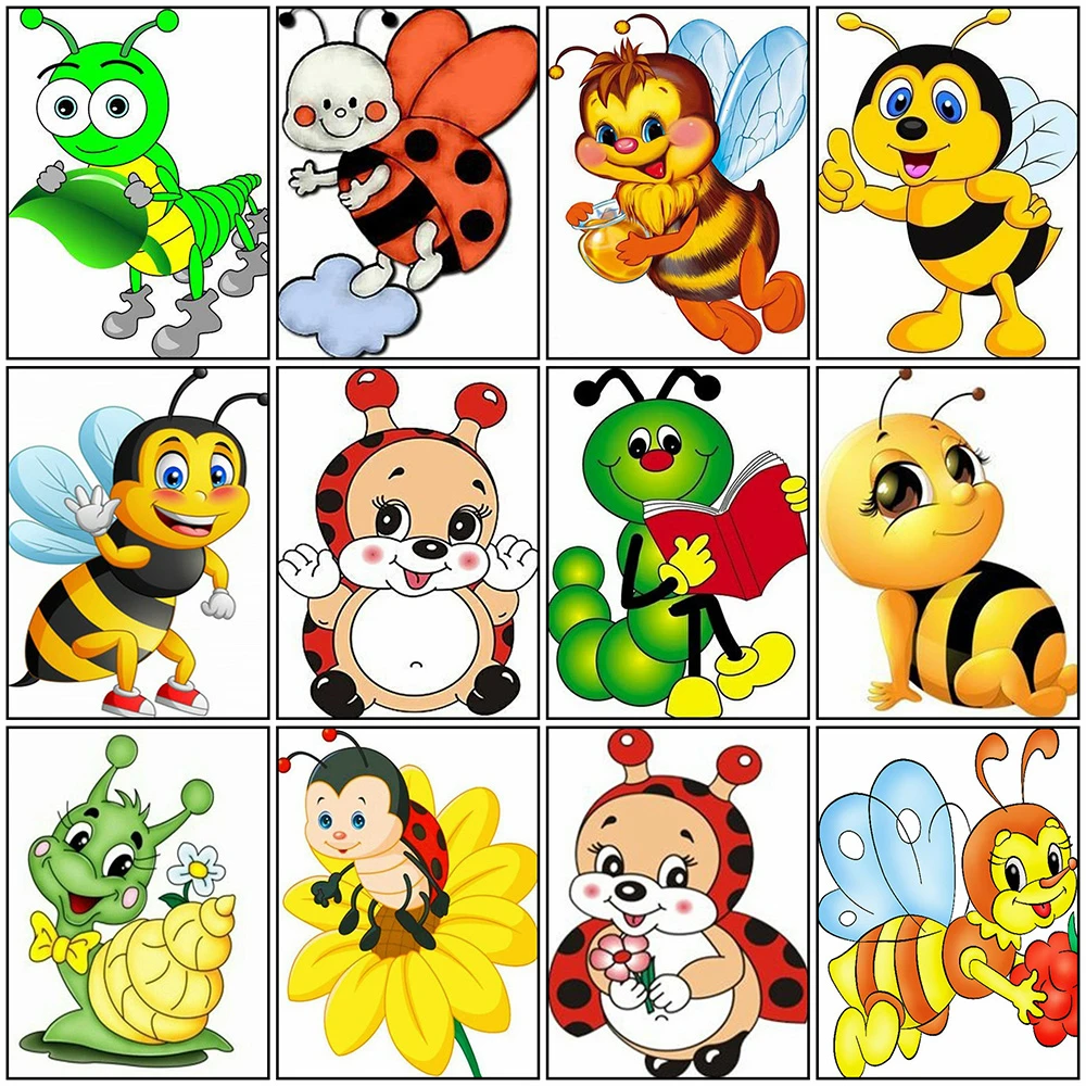 Full Diamond Embroidery Painting Cartoon Bee 5D DIY Diamond Painting Cross Stitch Rhinestone Mosaic Decoration ZH
Full Diamond Embroidery Painting Cartoon Bee 5D DIY Diamond Painting Cross Stitch Rhinestone Mosaic Decoration ZH