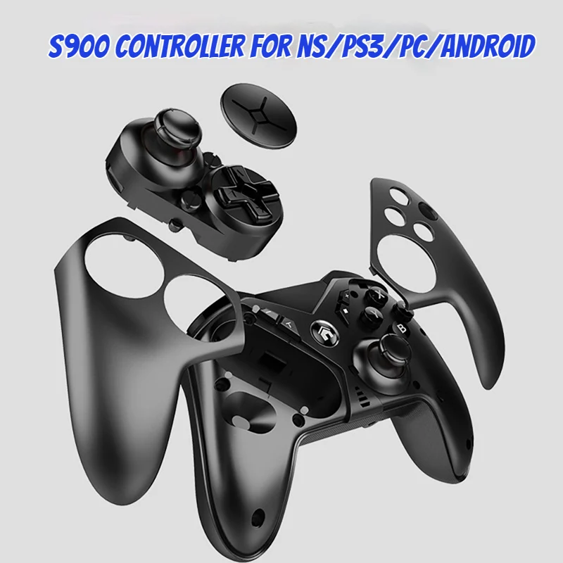 S900 Wireless Bluetooth Split Modular DIY Controller Support MotorVibration Turbo For PS3 for Switch Pro/Lite/Android/PC Gamepad
S900 Wireless Bluetooth Split Modular DIY Controller Support MotorVibration Turbo For PS3 for Switch Pro/Lite/Android/PC Gamepad