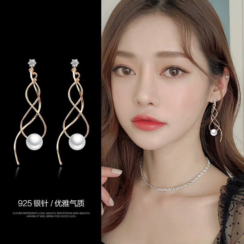 S925 Silver Needle Korean Version Of The New Exquisite Super Fairy Temperament Bow Long High Sense Simple Mesh Fashion Jewelry 
S925 Silver Needle Korean Version Of The New Exquisite Super Fairy Temperament Bow Long High Sense Simple Mesh Fashion Jewelry