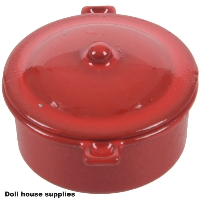 3Pc Dollhouse Miniature Metal Frying Pans Cooking Pot Cookware & 1x Cookware Casserole Dish Stew Pan Stockpot 12Th Scale
3Pc Dollhouse Miniature Metal Frying Pans Cooking Pot Cookware & 1x Cookware Casserole Dish Stew Pan Stockpot 12Th Scale