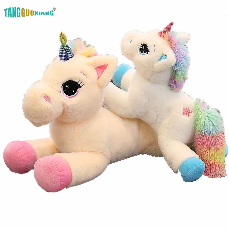 1pc 40/60/80cm Lovely Animal Soft Unicorn Rainbow Tail Plush Toy Stuff Doll Birthday Presents For Children Kids
1pc 40/60/80cm Lovely Animal Soft Unicorn Rainbow Tail Plush Toy Stuff Doll Birthday Presents For Children Kids