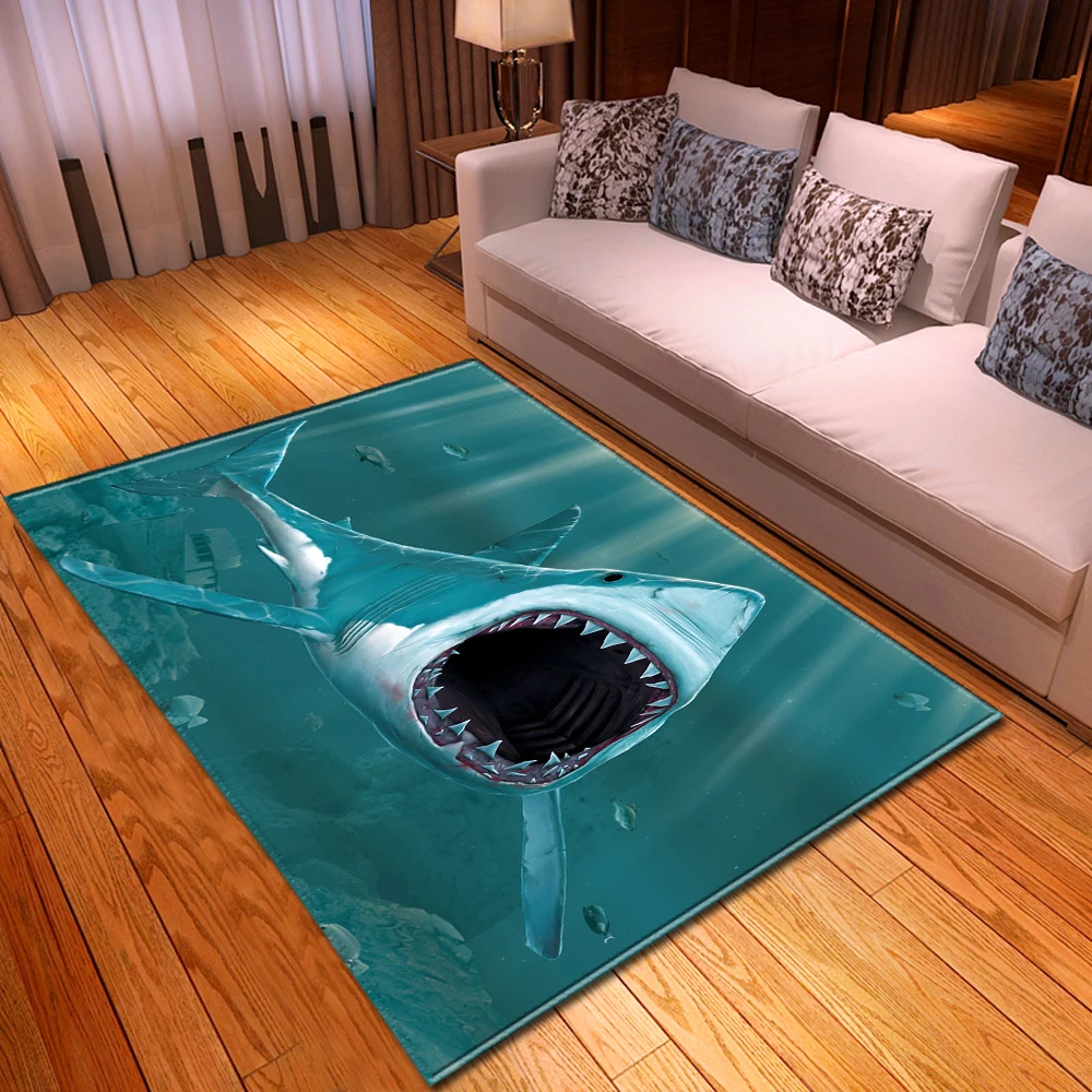 3D Ocean Shark Carpet Kids Baby Crawling Soft Flannel Floor Mat Bedside Rug Home Decor Fashion Large Living Room Area Rug
3D Ocean Shark Carpet Kids Baby Crawling Soft Flannel Floor Mat Bedside Rug Home Decor Fashion Large Living Room Area Rug