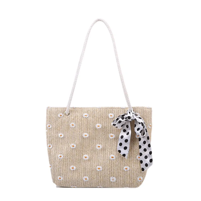 2021 Summer Fashion Beach Bag Women Bohemian Lace Flowers Straw Woven Shoulder Bag Large-capacity Handbag Bolsa Feminina Bags
2021 Summer Fashion Beach Bag Women Bohemian Lace Flowers Straw Woven Shoulder Bag Large-capacity Handbag Bolsa Feminina Bags