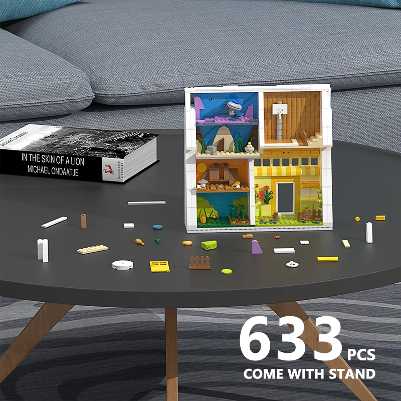 MOC Color Comic Wall Building Blocks Bricks City Street View Model Decorations Education DIY Toys for Children Girls Gift 667pcs 
MOC Color Comic Wall Building Blocks Bricks City Street View Model Decorations Education DIY Toys for Children Girls Gift 667pcs