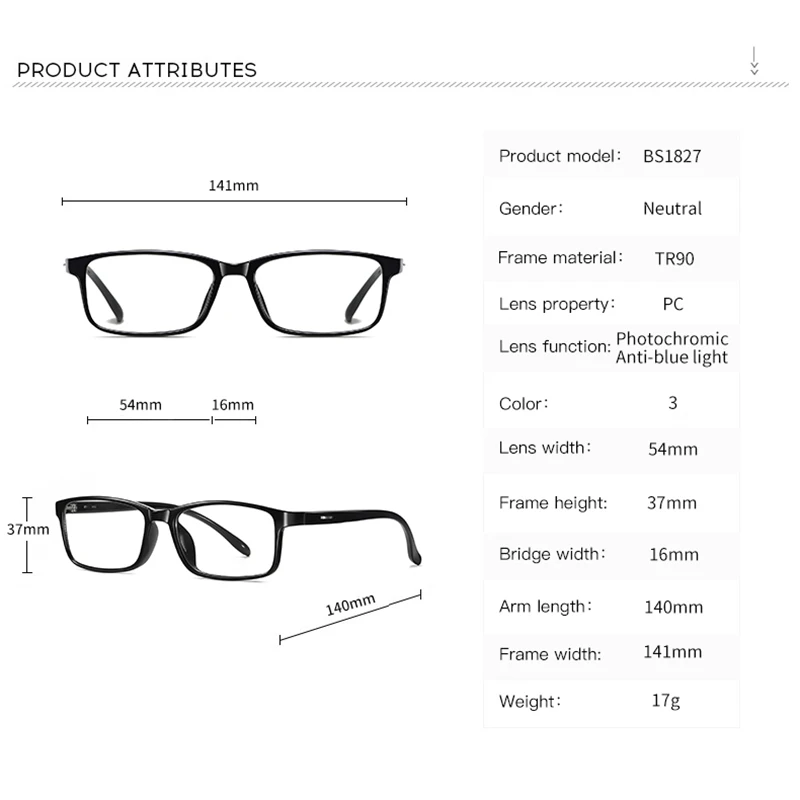 EYEOOMU New Photochromic Sunglasses Anti Blue Light UV400 Eyeglasses Men Indoor Computer Outdoor Driving Glasses For Office Lady
EYEOOMU New Photochromic Sunglasses Anti Blue Light UV400 Eyeglasses Men Indoor Computer Outdoor Driving Glasses For Office Lady