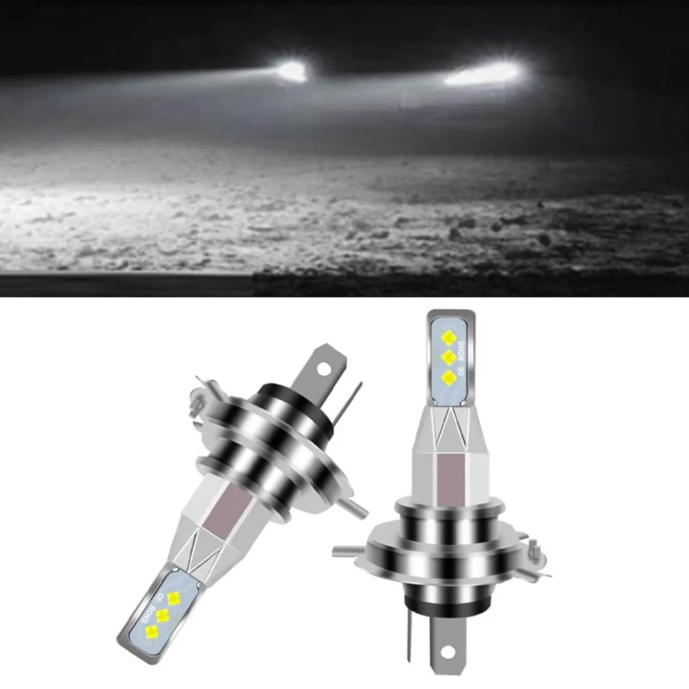 2PCS Universal H4 LED Headlight Bulbs Kit High Low Beam 2800LM Super Bright 6000K White DC12-24V Car Fog Lights Car Styling
2PCS Universal H4 LED Headlight Bulbs Kit High Low Beam 2800LM Super Bright 6000K White DC12-24V Car Fog Lights Car Styling
