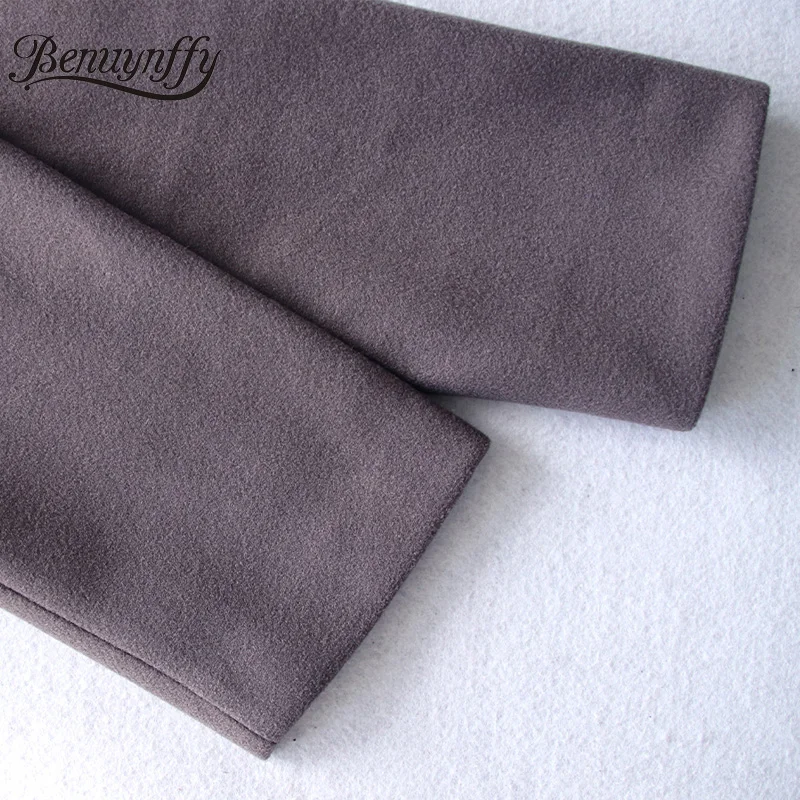 Benuynffy Crew Neck Pocket Front Short Jacket Coat Women Autumn Winter Vintage Long Sleeve Button Up Outwear Female New 2020 
Benuynffy Crew Neck Pocket Front Short Jacket Coat Women Autumn Winter Vintage Long Sleeve Button Up Outwear Female New 2020