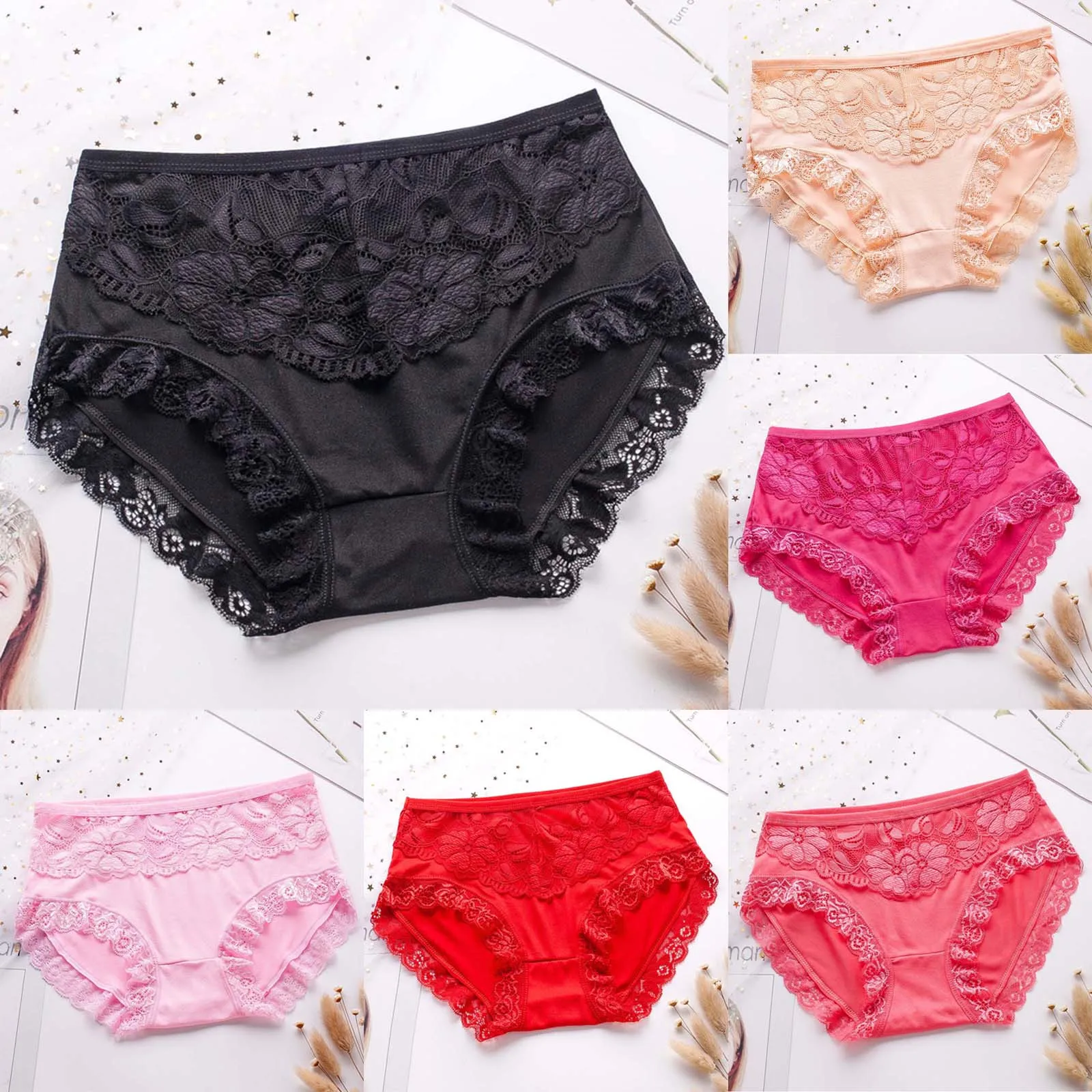 Sexy Panties Transparent Underwear Women Briefs Hollow Out High Quality Lace Underpants Lingerie G-String Intimates Breathable
Sexy Panties Transparent Underwear Women Briefs Hollow Out High Quality Lace Underpants Lingerie G-String Intimates Breathable