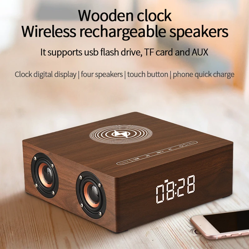 3600mah Bluetooth Speaker Multifunctional Speaker Wireless wood speaker Alarm Clock Radio subwoofer Soundbar for TV speaker
3600mah Bluetooth Speaker Multifunctional Speaker Wireless wood speaker Alarm Clock Radio subwoofer Soundbar for TV speaker