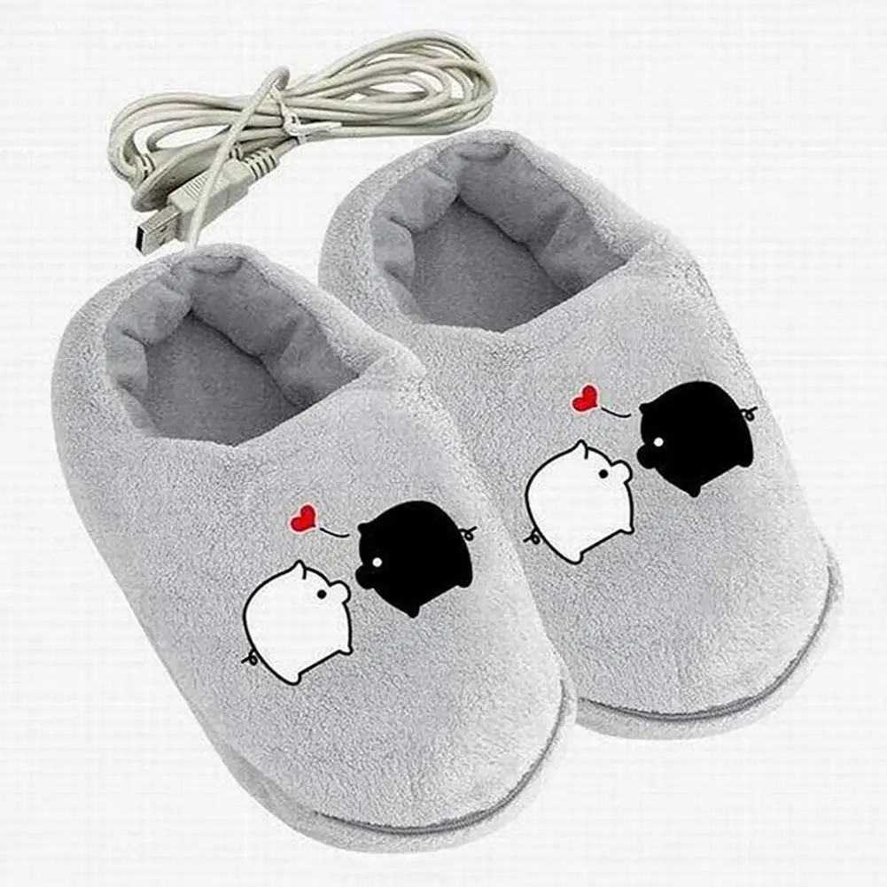 Reliable 1 Pair Durable Convenient Electric Heated Shoes No Pilling for Elderly Office Worker 
Reliable 1 Pair Durable Convenient Electric Heated Shoes No Pilling for Elderly Office Worker