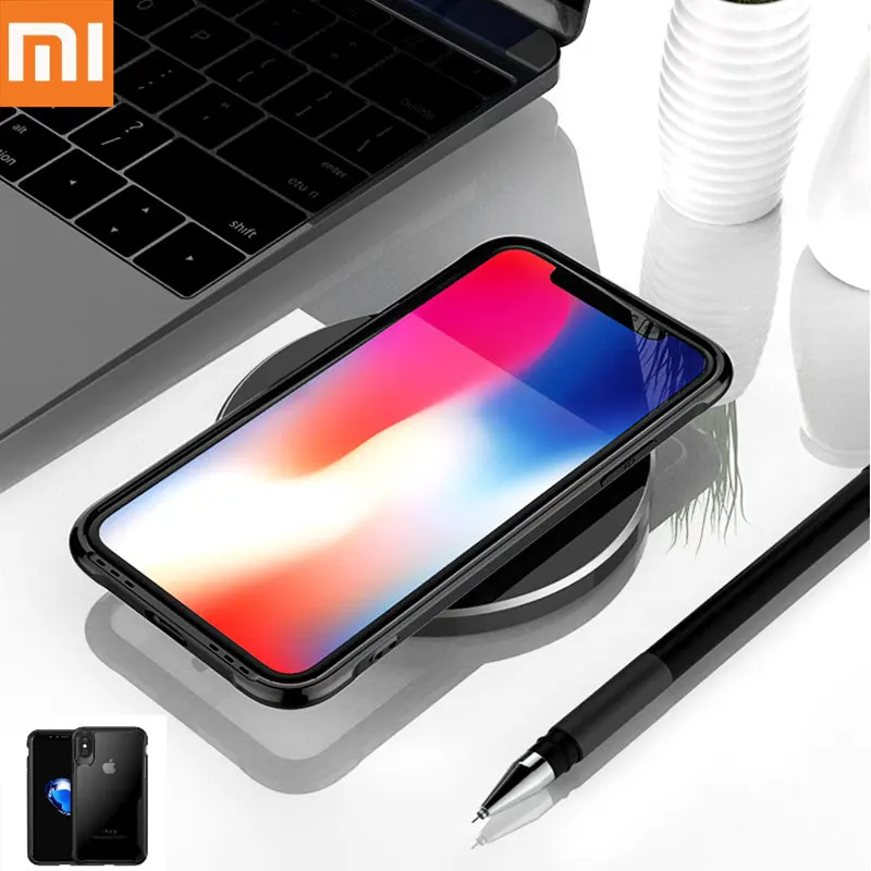 Оригинальный чехол для xiaomi 8 прозрачный противоударный mi 8se note 3 mix 2/2s f1 redmi 5 6 mote 5/6