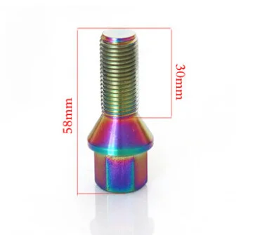 20 pcs Ti Bolt Racing Car Titanium Bolt for Car Wheel DIY Burnt Multiple Color and Blue Hexagon Ti screws Ti fasteners
20 pcs Ti Bolt Racing Car Titanium Bolt for Car Wheel DIY Burnt Multiple Color and Blue Hexagon Ti screws Ti fasteners