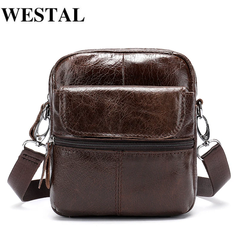 WESTAL Bag Men's Genuine Leather Vintage Messenger Crossbody Bags for Men Men's Shoulder Bags Small Bag Leather Male Flap 
WESTAL Bag Men's Genuine Leather Vintage Messenger Crossbody Bags for Men Men's Shoulder Bags Small Bag Leather Male Flap