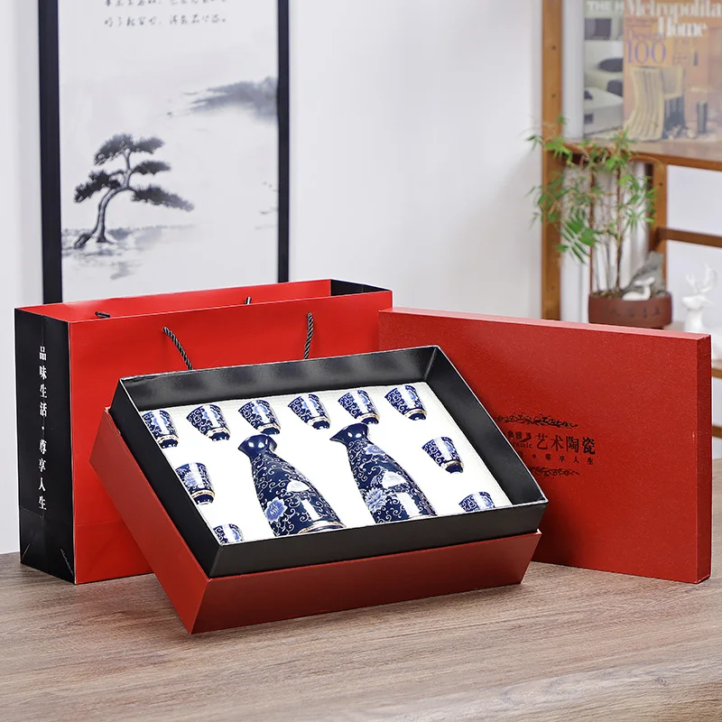Sake Set Luxury Flask Japanese Home Accessories Hidden Flask Pocket Bottle Men Gift Set Box Drinkware Flasque Alcool Dining
Sake Set Luxury Flask Japanese Home Accessories Hidden Flask Pocket Bottle Men Gift Set Box Drinkware Flasque Alcool Dining