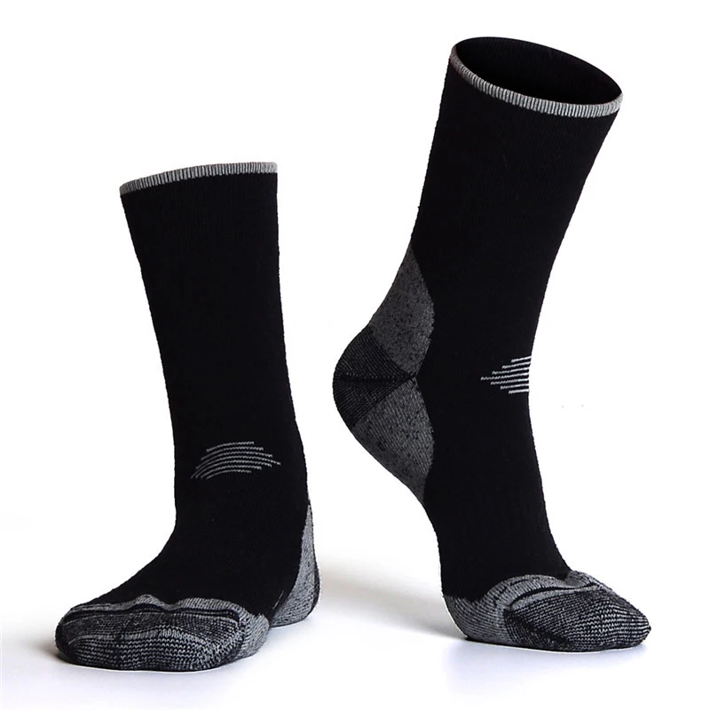 2 pairs Winter Skiing Socks for Men Women Outdoor Snowboard Hiking Trekking Sock Black Grey Color Thick Wool Keep Warm Sock
2 pairs Winter Skiing Socks for Men Women Outdoor Snowboard Hiking Trekking Sock Black Grey Color Thick Wool Keep Warm Sock