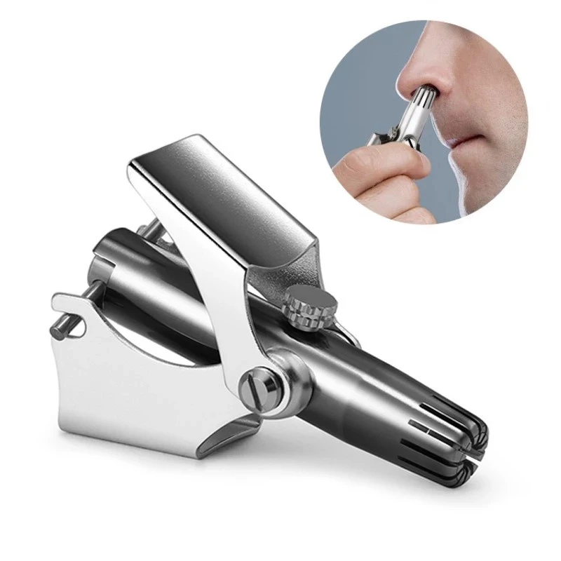 Nose Hair Trimmer for Men Stainless Steel Manual Trimmer for Nose Vibrissa Razor Shaver Washable Nose Ear Hair Trimmer New
Nose Hair Trimmer for Men Stainless Steel Manual Trimmer for Nose Vibrissa Razor Shaver Washable Nose Ear Hair Trimmer New