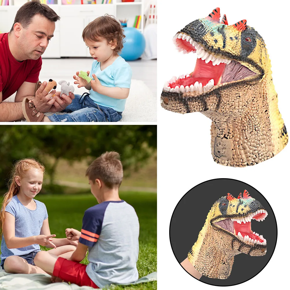 Soft Vinyl Rubber Animal Head Hand Puppet Figure Toys Gloves For Children Model Gift Dinosaur Hand Puppet Toys For Children
Soft Vinyl Rubber Animal Head Hand Puppet Figure Toys Gloves For Children Model Gift Dinosaur Hand Puppet Toys For Children