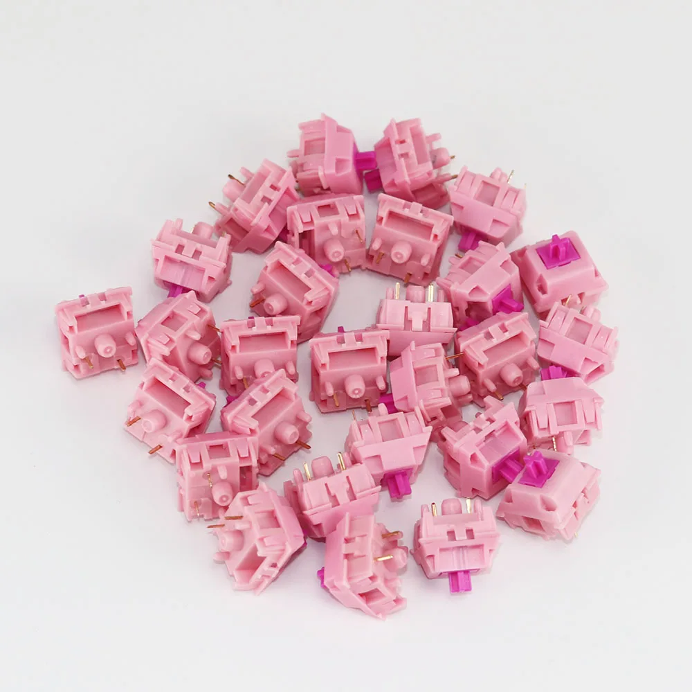 Gazzew Boba gum pink silent Linear Bobagum RGB for Mechanical keyboard custom switch 5pin 52g 62g 68g bottom
Gazzew Boba gum pink silent Linear Bobagum RGB for Mechanical keyboard custom switch 5pin 52g 62g 68g bottom