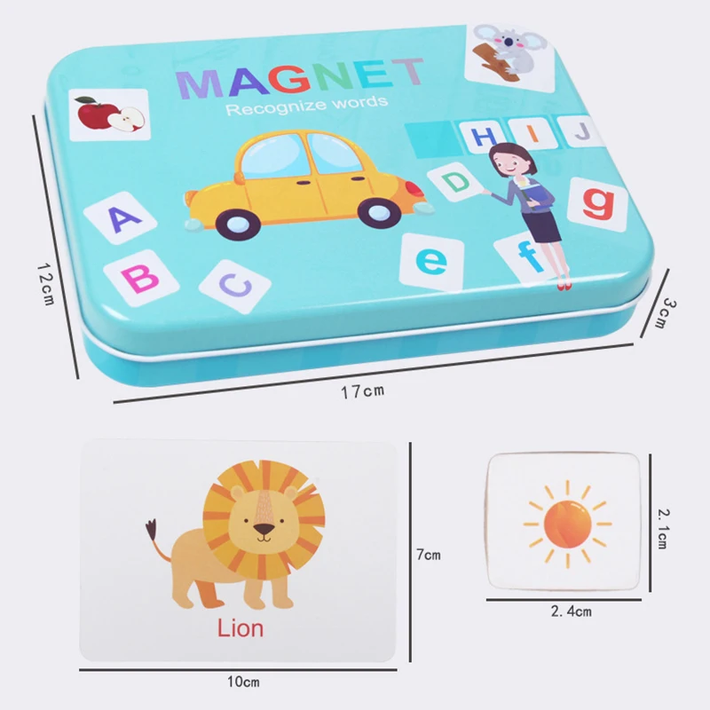 Alphabet Word Spelling Early Education Montessori Toy Word Box Magnetic Suction Puzzles Rithmetic Parent-child Interaction Toy
Alphabet Word Spelling Early Education Montessori Toy Word Box Magnetic Suction Puzzles Rithmetic Parent-child Interaction Toy