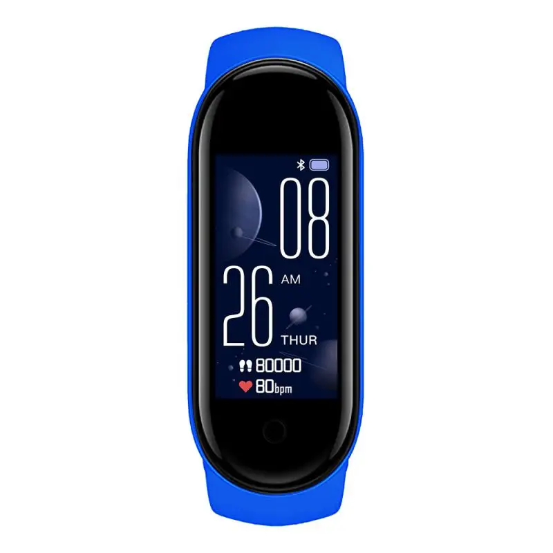Фитнес Браслет M5 Smart Watch Heart Rate Monitor Fitness Tracker Pedometers Smartwatch Band Sport | Спорт и развлечения