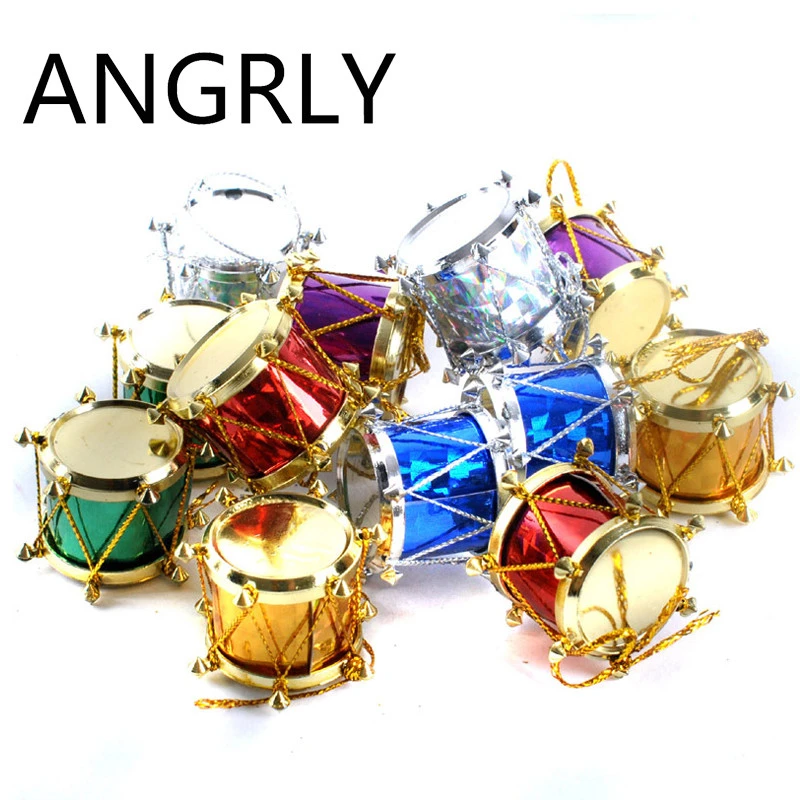 12 pcs/bag 3cm Laser Small drum Christmas Ornament colorful Mini Gift box Christmas Tree pendant New Year ornaments Decorations
12 pcs/bag 3cm Laser Small drum Christmas Ornament colorful Mini Gift box Christmas Tree pendant New Year ornaments Decorations