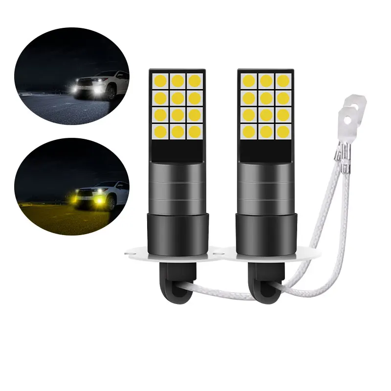 2Pcs H1 H3 LED Bulb Super Bright 12 3535SMD Car Fog Lights 12V 24V 6000K White Driving Day Running Lamp Auto
2Pcs H1 H3 LED Bulb Super Bright 12 3535SMD Car Fog Lights 12V 24V 6000K White Driving Day Running Lamp Auto