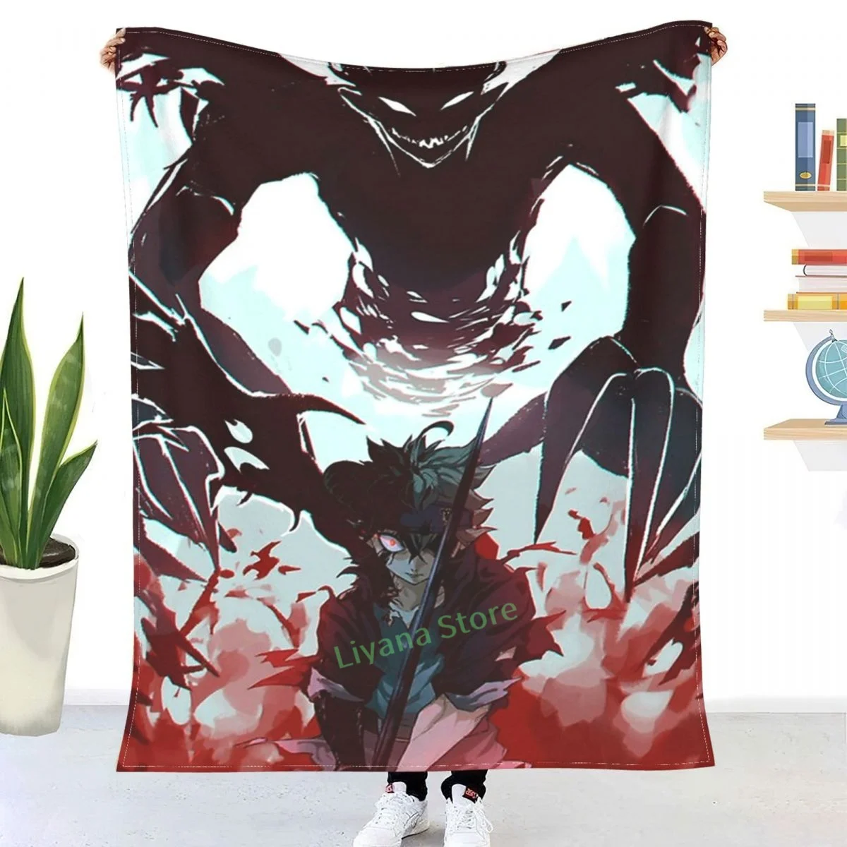 Demon Antimagic Asta Throw Blanket 3D printed sofa bedroom decorative blanket children adult Christmas gift
Demon Antimagic Asta Throw Blanket 3D printed sofa bedroom decorative blanket children adult Christmas gift
