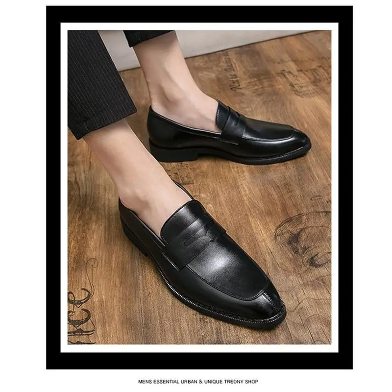 Men's Shoes Fashion Trend Solid Color PU Smudge Gradient Classic Mask Set on Low Heel Comfortable Business Casual Loafers KS002
Men's Shoes Fashion Trend Solid Color PU Smudge Gradient Classic Mask Set on Low Heel Comfortable Business Casual Loafers KS002